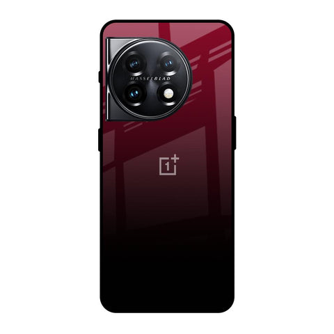 Wine Red Glossy Case For OnePlus 11 5G