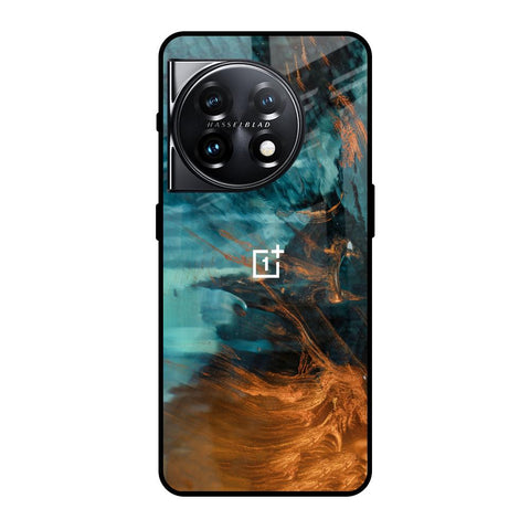 Golden Splash Glossy Case for OnePlus 11 5G