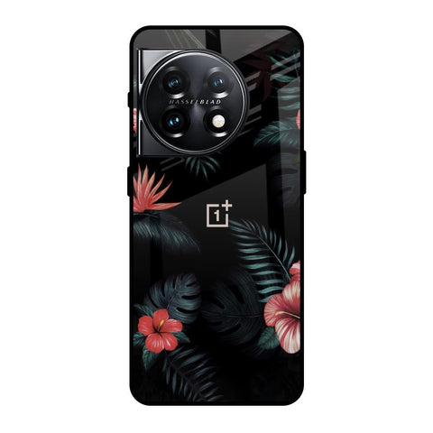 Tropical Art Flower Glossy Case for OnePlus 11 5G