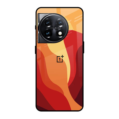 Magma Color Pattern Glossy Case for OnePlus 11 5G