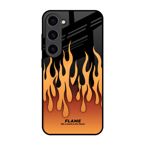 Fire Flame Glossy Case for Samsung Galaxy S23 5G