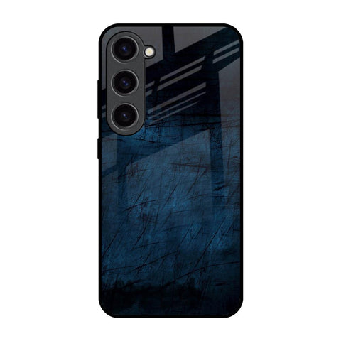 Dark Blue Grunge Glossy Case for Samsung Galaxy S23 5G