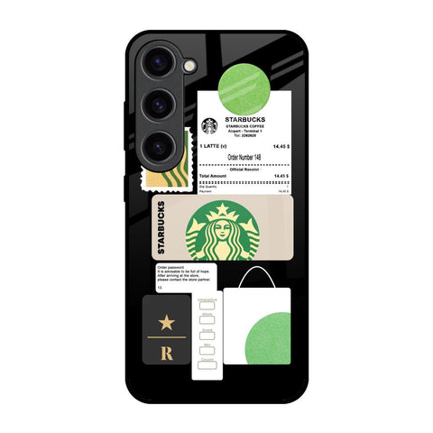 Coffee Latte Glossy Case for Samsung Galaxy S23 5G