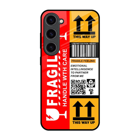 Handle With Care Glossy Case for Samsung Galaxy S23 5G