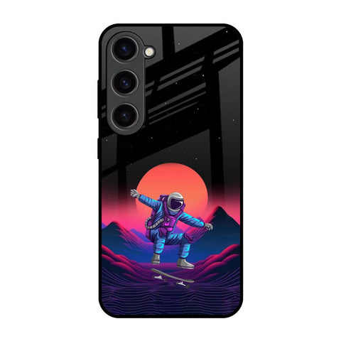 Retro Astronaut Glossy Case for Samsung Galaxy S23 5G
