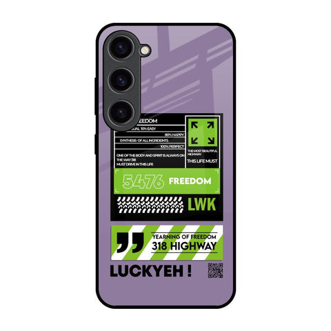 Run & Freedom Glossy Case for Samsung Galaxy S23 5G
