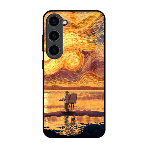 Sunset Vincent Glossy Case for Samsung Galaxy S23 5G