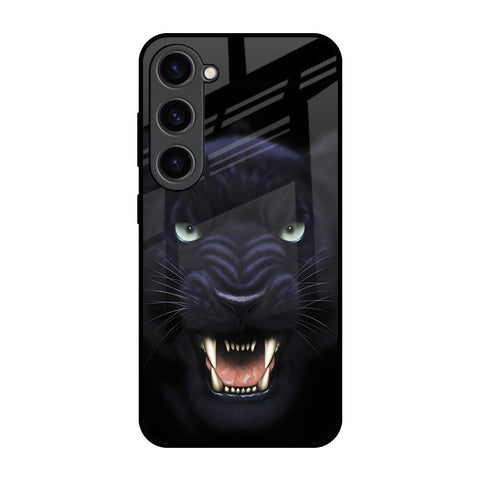 Angry Black Leopard Glossy Case for Samsung Galaxy S23 5G
