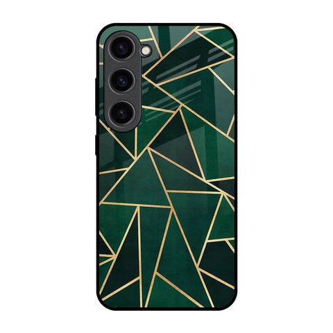 Abstract Green Glossy Case For Samsung Galaxy S23 5G