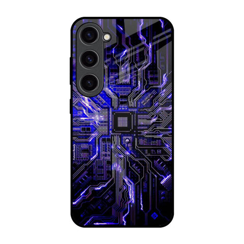 Techno Color Pattern Glossy Case For Samsung Galaxy S23 5G