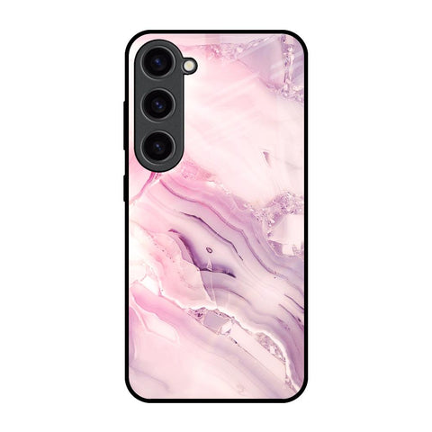 Diamond Pink Gradient Glossy Case For Samsung Galaxy S23 5G
