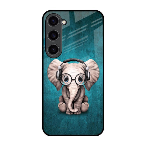 Adorable Baby Elephant Glossy Case For Samsung Galaxy S23 5G
