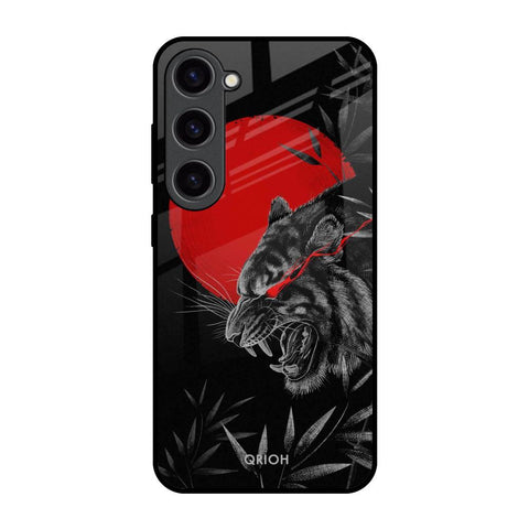 Red Moon Tiger Glossy Case for Samsung Galaxy S23 5G