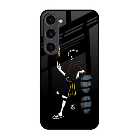 Luffy Line Art Glossy Case for Samsung Galaxy S23 5G