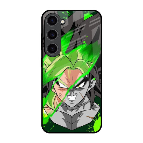 Anime Green Splash Glossy Case for Samsung Galaxy S23 5G
