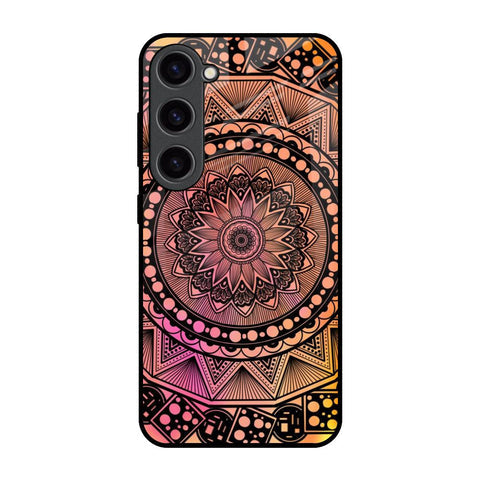 Floral Mandala Glossy Case for Samsung Galaxy S23 5G