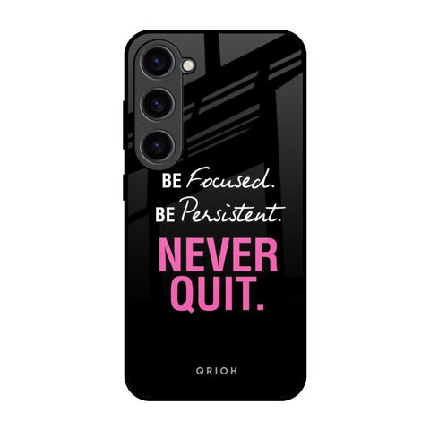 Be Focused Glossy Case for Samsung Galaxy S23 5G