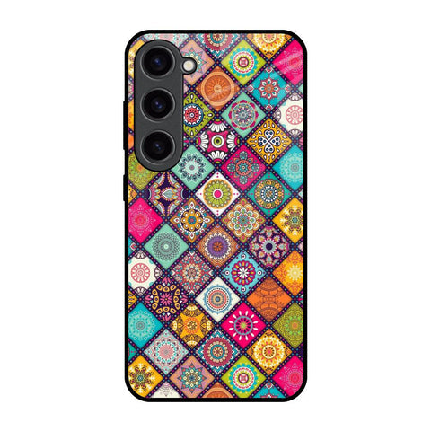 Multicolor Mandala Glossy Case for Samsung Galaxy S23 5G