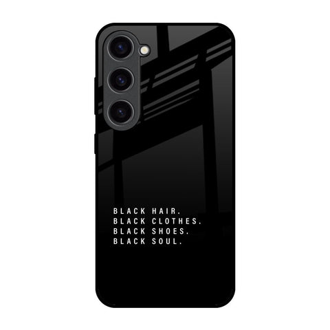 Black Soul Glossy Case for Samsung Galaxy S23 5G