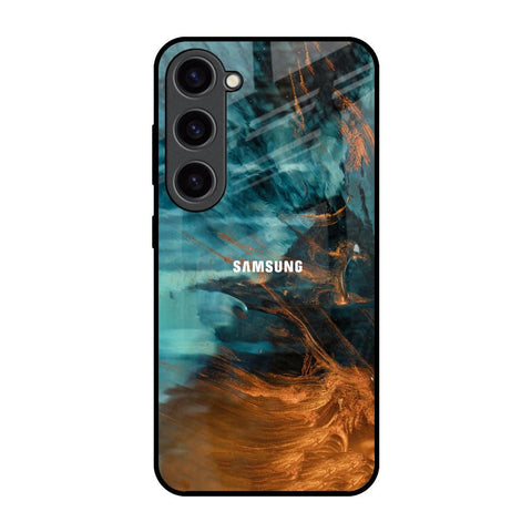 Golden Splash Glossy Case for Samsung Galaxy S23 5G