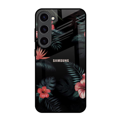 Tropical Art Flower Glossy Case for Samsung Galaxy S23 5G