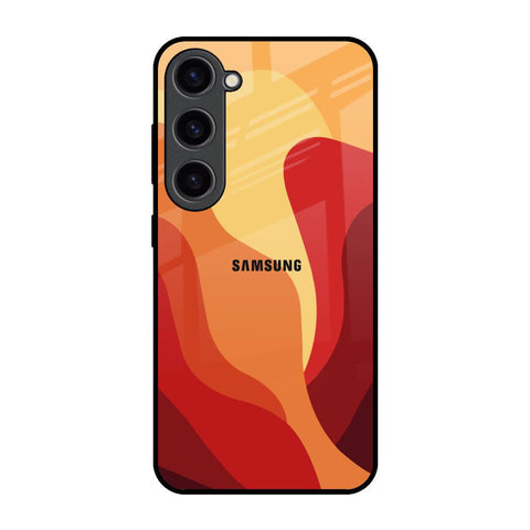 Magma Color Pattern Glossy Case for Samsung Galaxy S23 5G