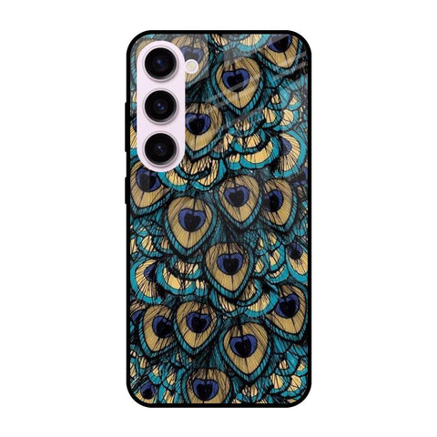 Peacock Feathers Glossy case for Samsung Galaxy S23 5G