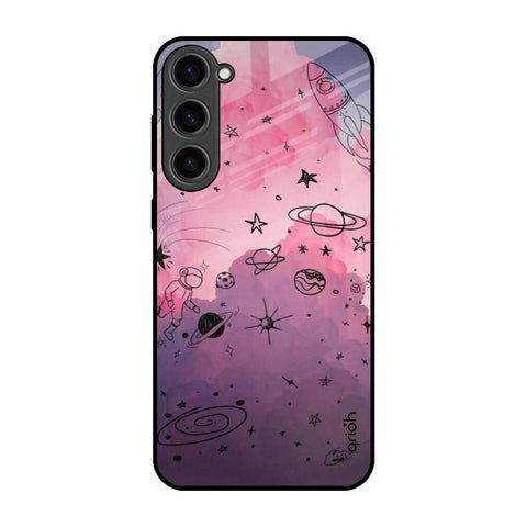 Space Doodles Glossy Case for Samsung Galaxy S23 Plus 5G