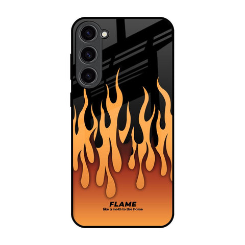 Fire Flame Glossy Case for Samsung Galaxy S23 Plus 5G