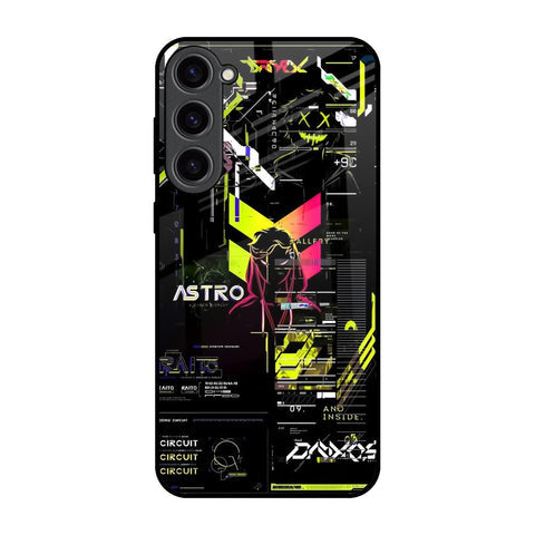 Astro Glitch Glossy Case for Samsung Galaxy S23 Plus 5G
