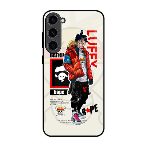 Bape Luffy Glossy Case for Samsung Galaxy S23 Plus 5G