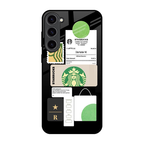 Coffee Latte Glossy Case for Samsung Galaxy S23 Plus 5G