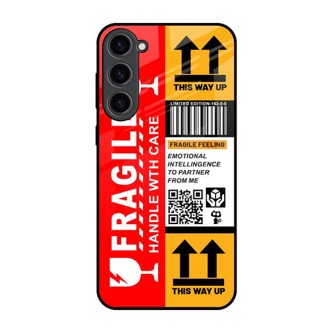 Handle With Care Glossy Case for Samsung Galaxy S23 Plus 5G