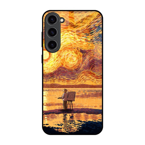 Sunset Vincent Glossy Case for Samsung Galaxy S23 Plus 5G