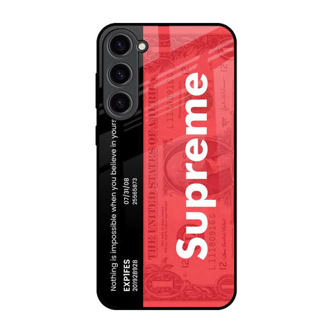 Supreme Ticket Glossy Case for Samsung Galaxy S23 Plus 5G