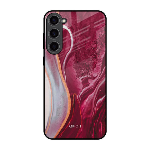 Crimson Ruby Glossy Case for Samsung Galaxy S23 Plus 5G