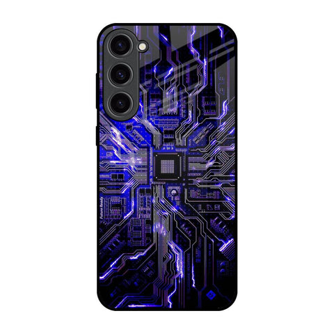 Techno Color Pattern Glossy Case For Samsung Galaxy S23 Plus 5G