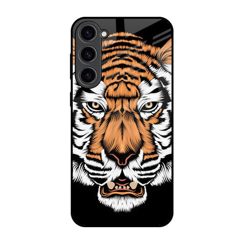 Angry Tiger Glossy Case For Samsung Galaxy S23 Plus 5G