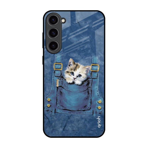 Kitty In Pocket Glossy Case For Samsung Galaxy S23 Plus 5G