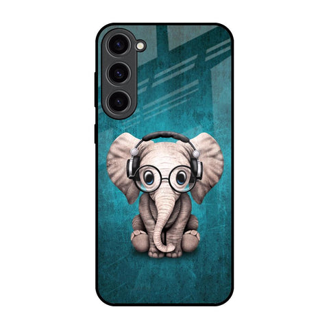 Adorable Baby Elephant Glossy Case For Samsung Galaxy S23 Plus 5G