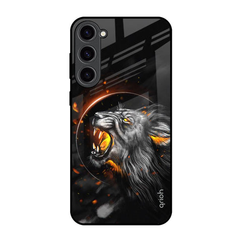 Aggressive Lion Glossy Case for Samsung Galaxy S23 Plus 5G