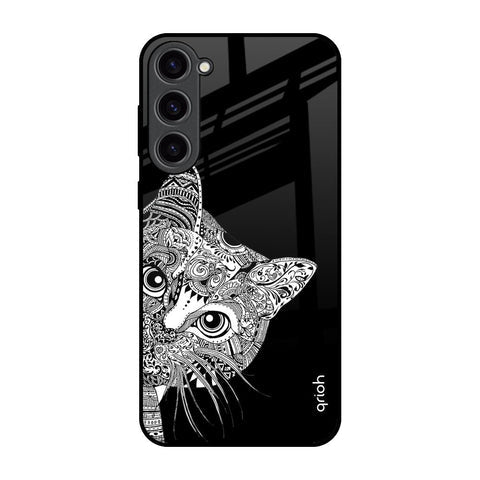 Kitten Mandala Glossy Case for Samsung Galaxy S23 Plus 5G