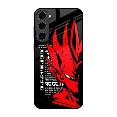Red Vegeta Glossy Case for Samsung Galaxy S23 Plus 5G