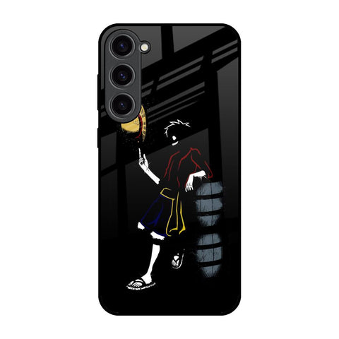 Luffy Line Art Glossy Case for Samsung Galaxy S23 Plus 5G