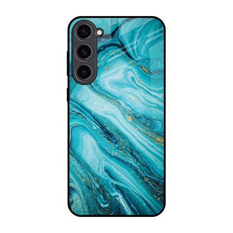 Ocean Marble Glossy Case for Samsung Galaxy S23 Plus 5G