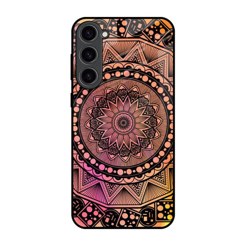 Floral Mandala Glossy Case for Samsung Galaxy S23 Plus 5G