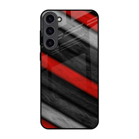 Soft Wooden Texture Glossy Case for Samsung Galaxy S23 Plus 5G