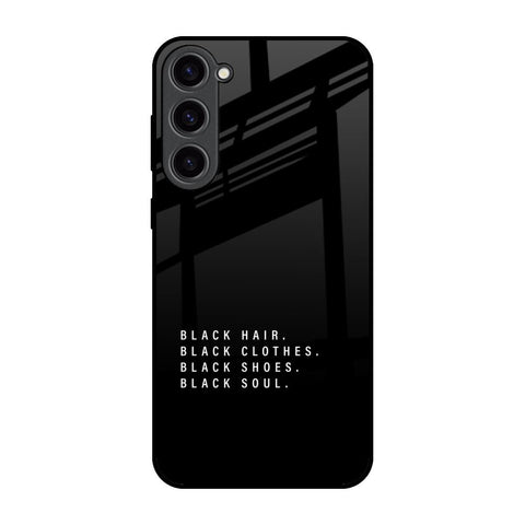 Black Soul Glossy Case for Samsung Galaxy S23 Plus 5G