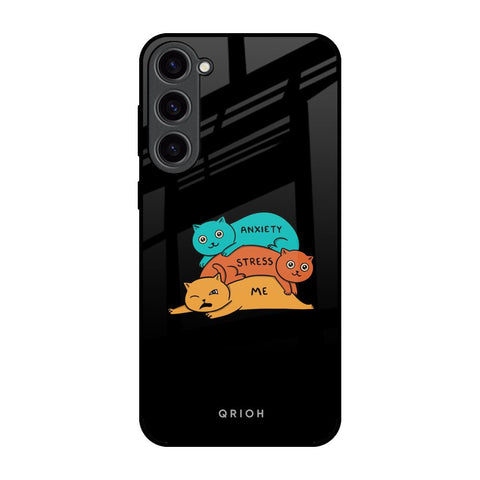 Anxiety Stress Glossy Case for Samsung Galaxy S23 Plus 5G