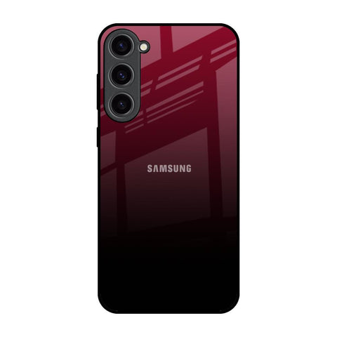 Wine Red Glossy Case For Samsung Galaxy S23 Plus 5G